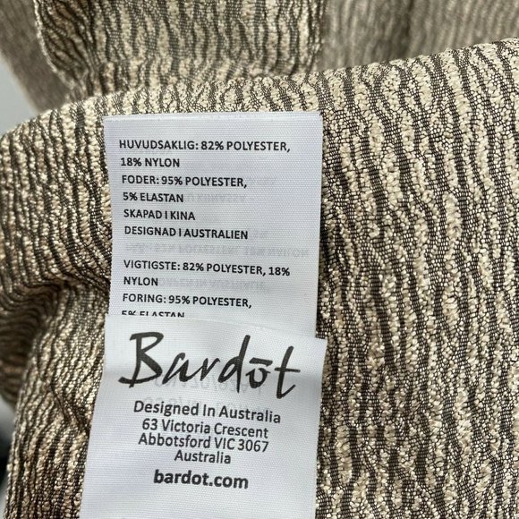 Bardot REVOLVE Golden Shimmer Dress Mini Sheath Cocktail Formal Prom sz M (8-10) - Picture 8 of 8